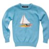 Kiel James Patrick Ruff Day At Sea Kids Sweater- Light Blue Best