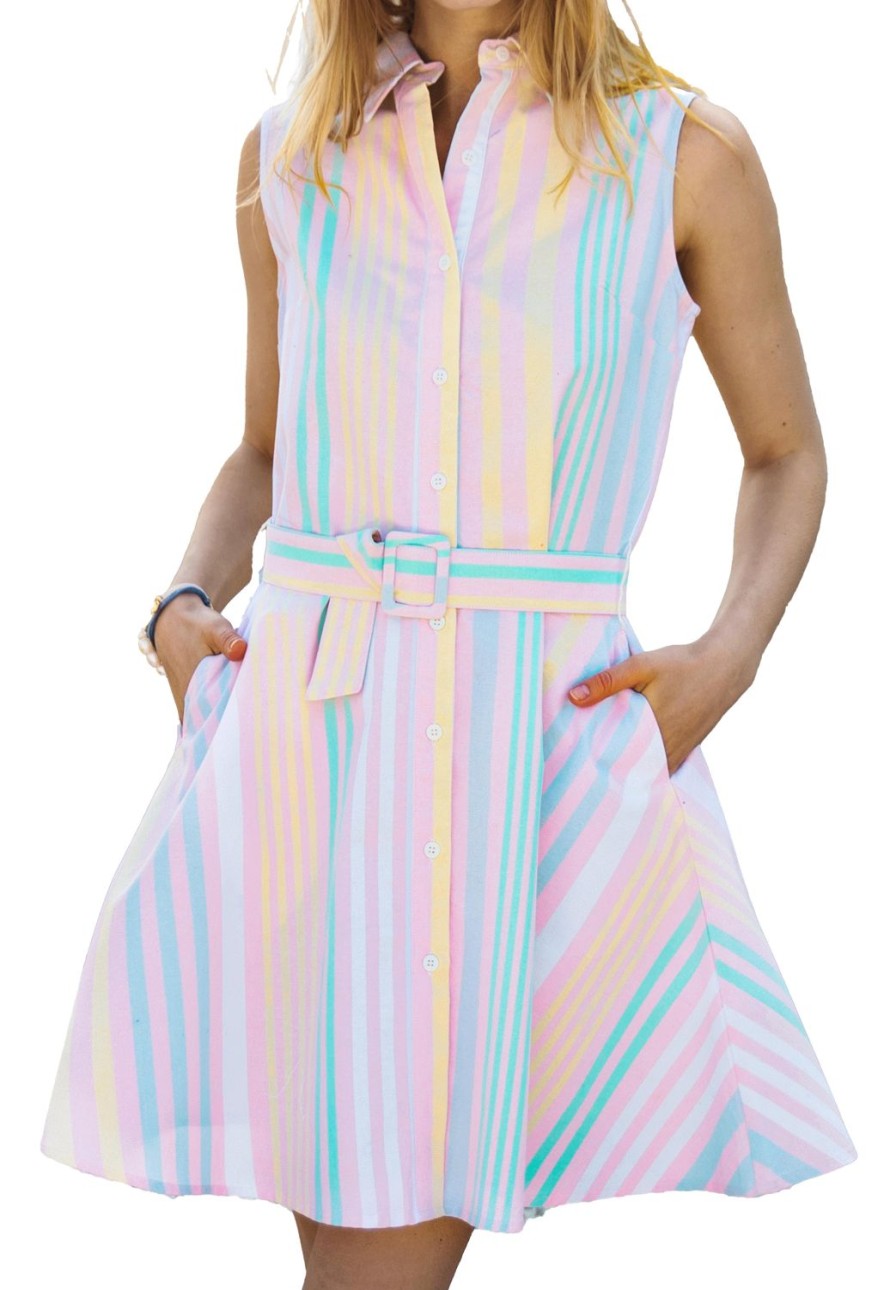 Kiel James Patrick Bahama Stripe Summering Dress Clearance