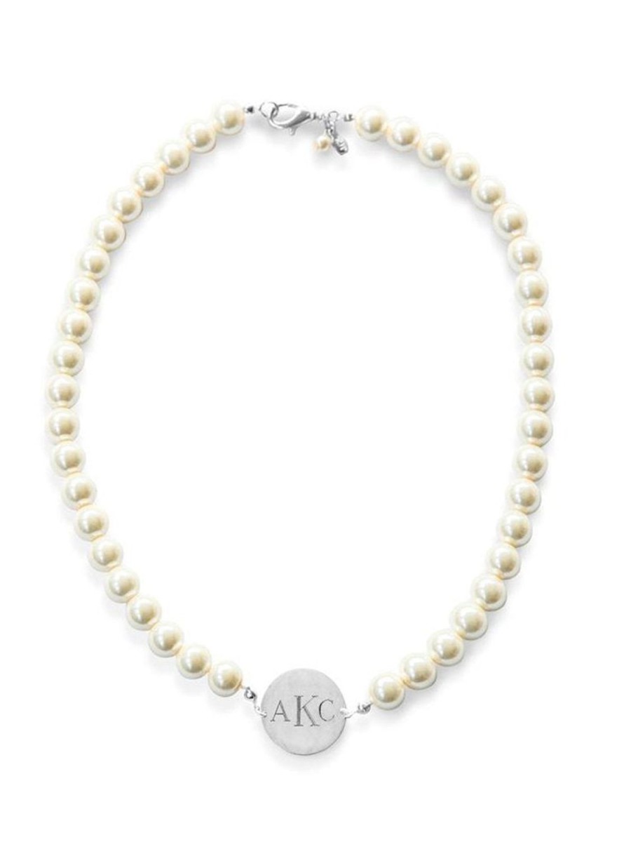 Kiel James Patrick Pearl Monogram Necklace--Class Of 2024 Wholesale