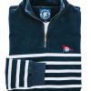 Kiel James Patrick The Mariner Striped Quarterzip Wholesale