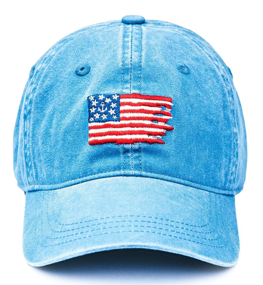 Kiel James Patrick Old Glory Hat- Light Blue New