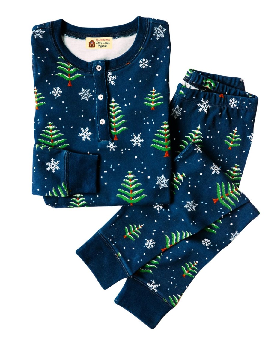 Kiel James Patrick Snowy Night Kid'S Pajamas Wholesale