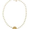 Kiel James Patrick Pearl Monogram Necklace Hot