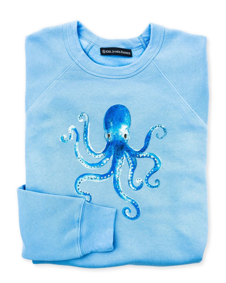 Kiel James Patrick Cerulean Octopus Sweatshirt Best