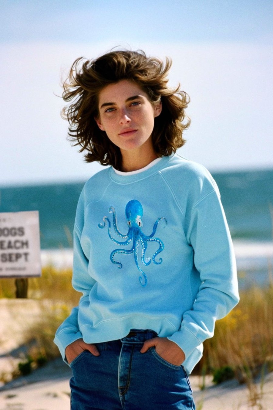 Kiel James Patrick Cerulean Octopus Sweatshirt Best