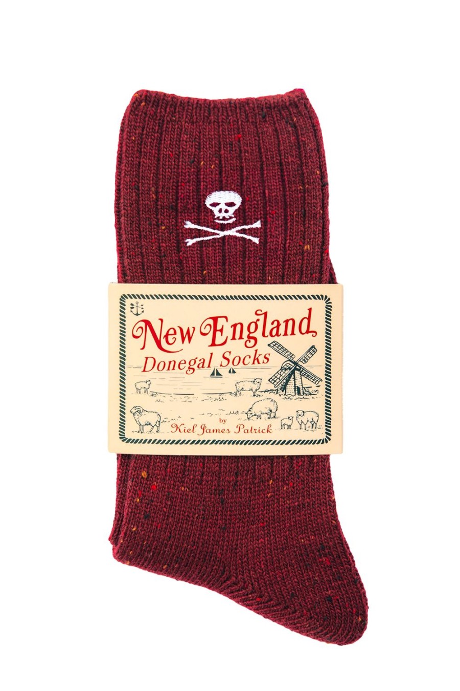 Kiel James Patrick Skull & Bones Donegal Socks Hot