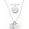 Kiel James Patrick World'S Your Oyster Silver Necklace --Class Of 2024 New