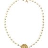 Kiel James Patrick Pearl Monogram Necklace Hot