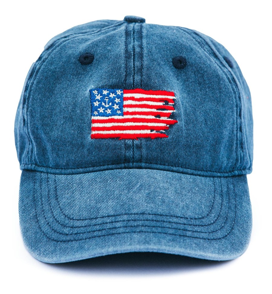 Kiel James Patrick Old Glory Hat- Navy New