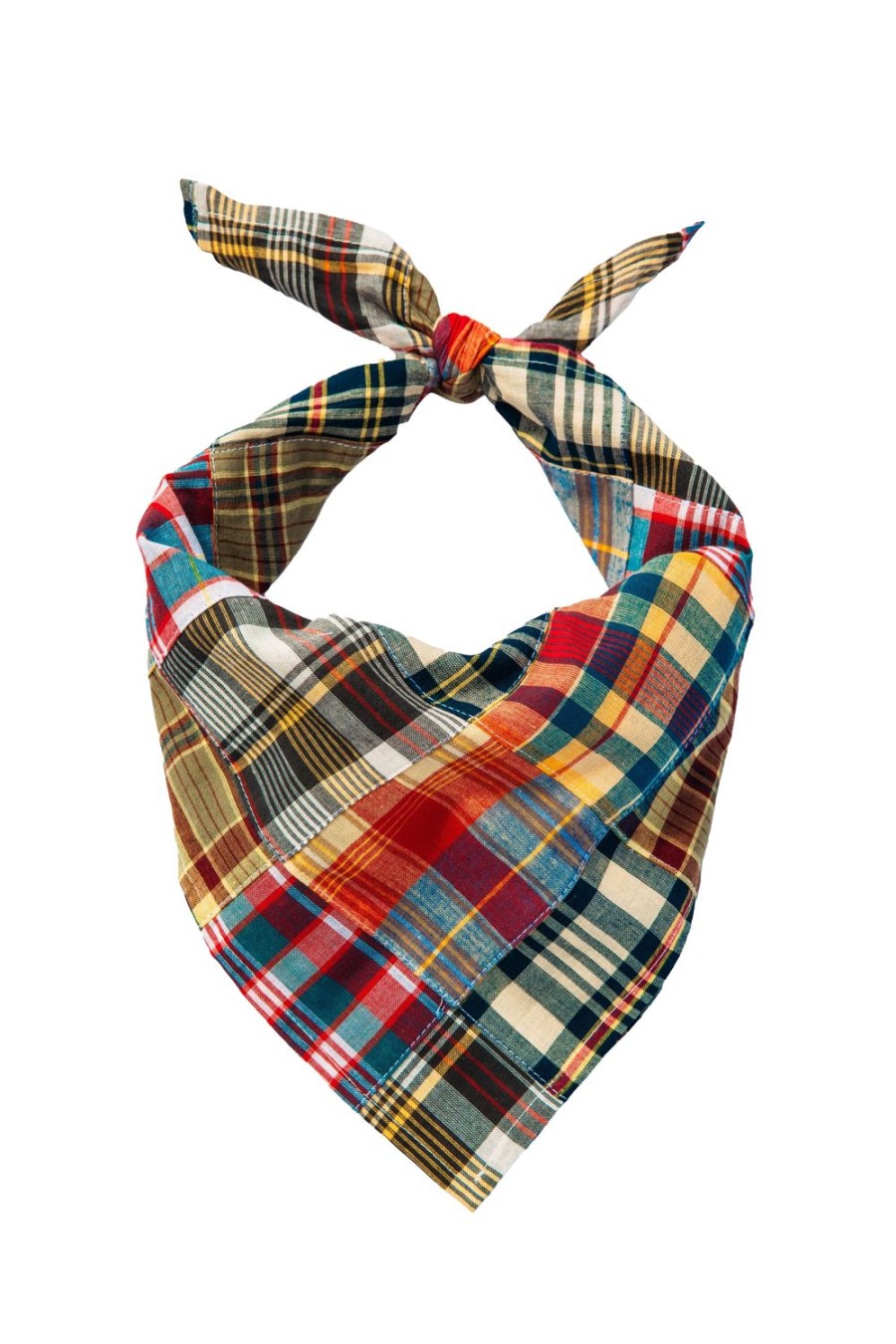 Kiel James Patrick Hyannis Patchwork Madras Bandana Online