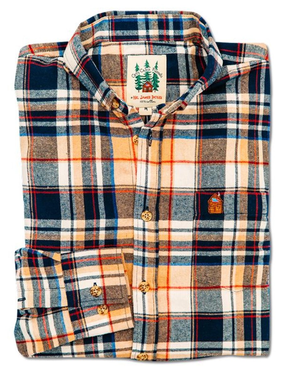 Kiel James Patrick Acorn Harvest Flannel Shirt - Men'S New