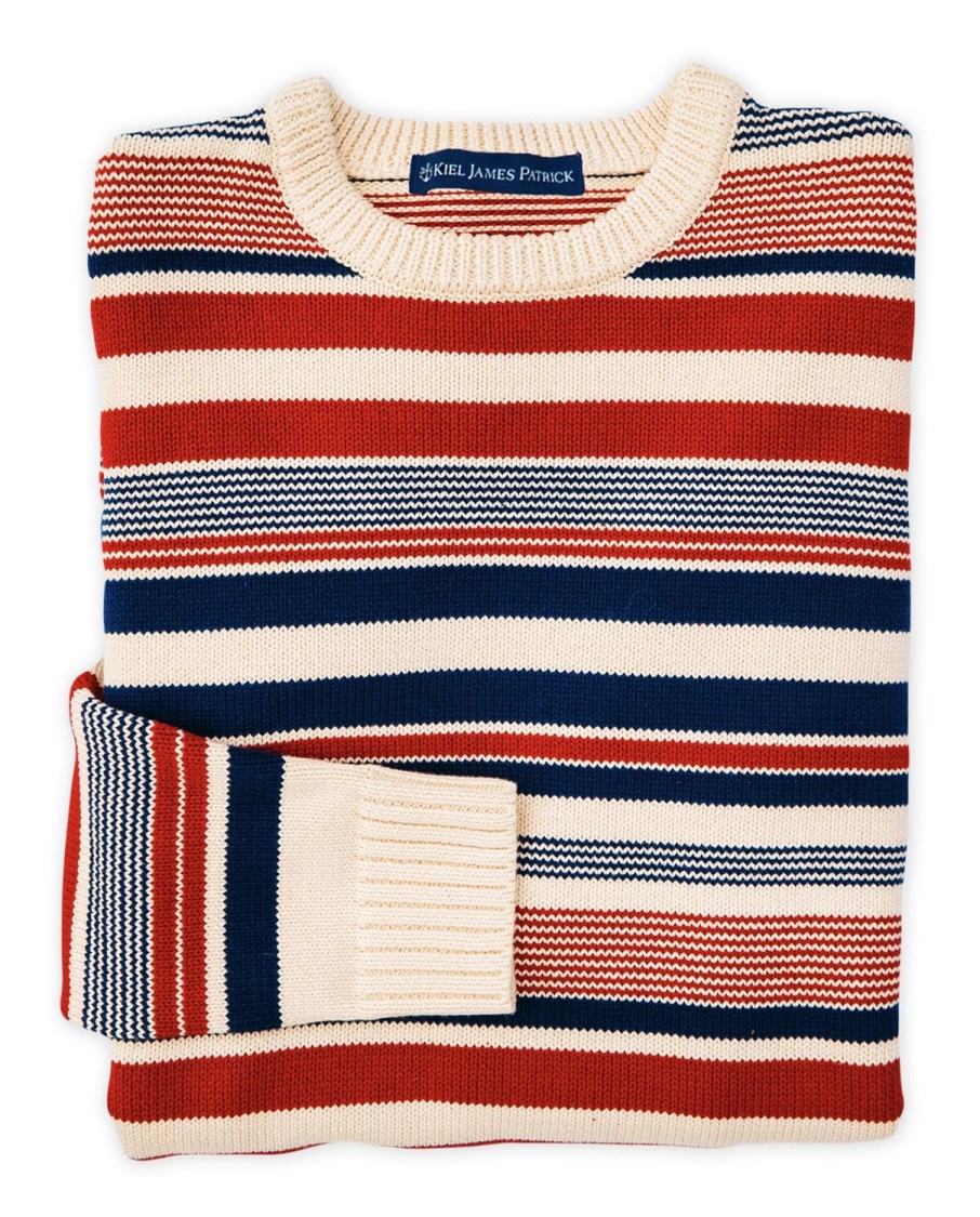 Kiel James Patrick Monhegan Striped Sweater Hot