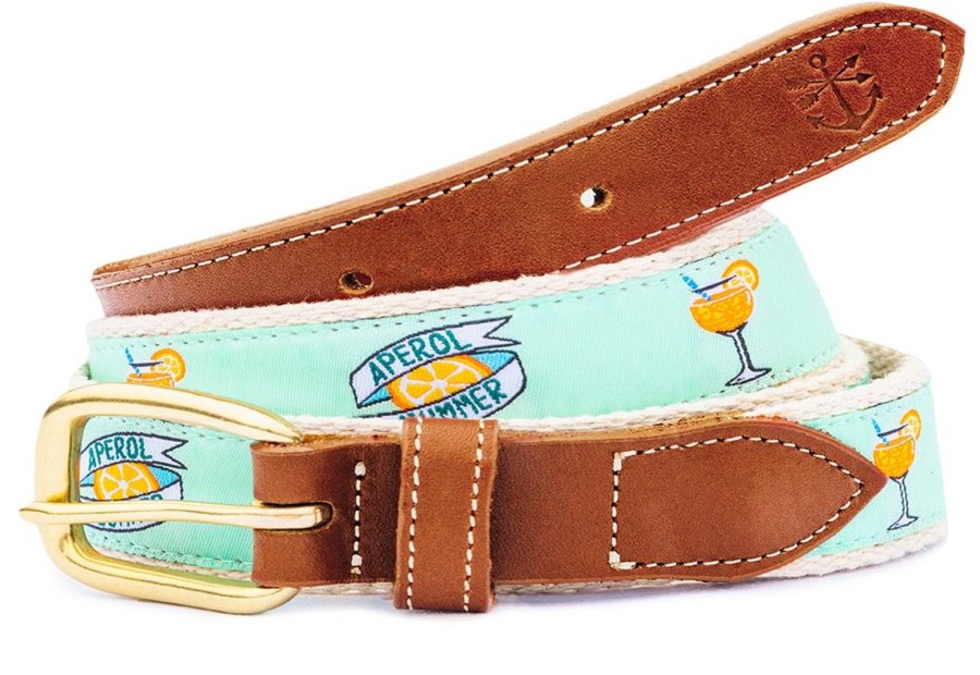 Kiel James Patrick Aperol Summer Women'S Ribbon Belt New