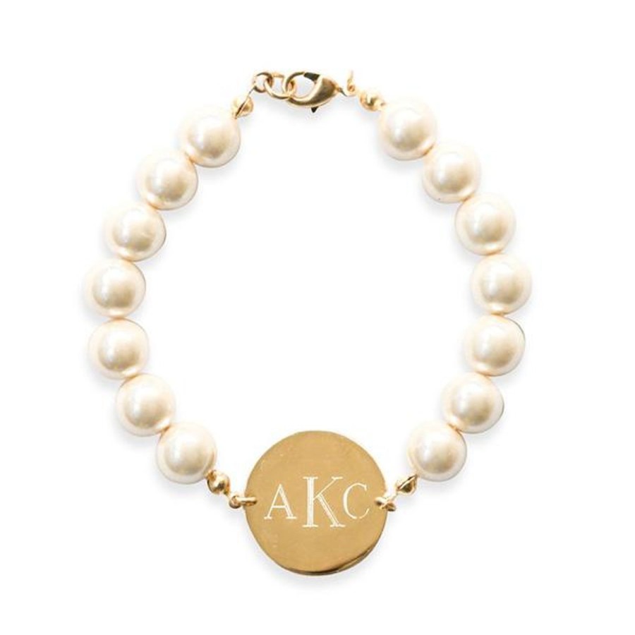 Kiel James Patrick Pearl Monogram Bracelet--Class Of 2024 Wholesale