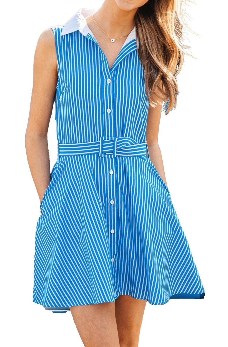 Kiel James Patrick Cerulean Sea Summering Dress Hot