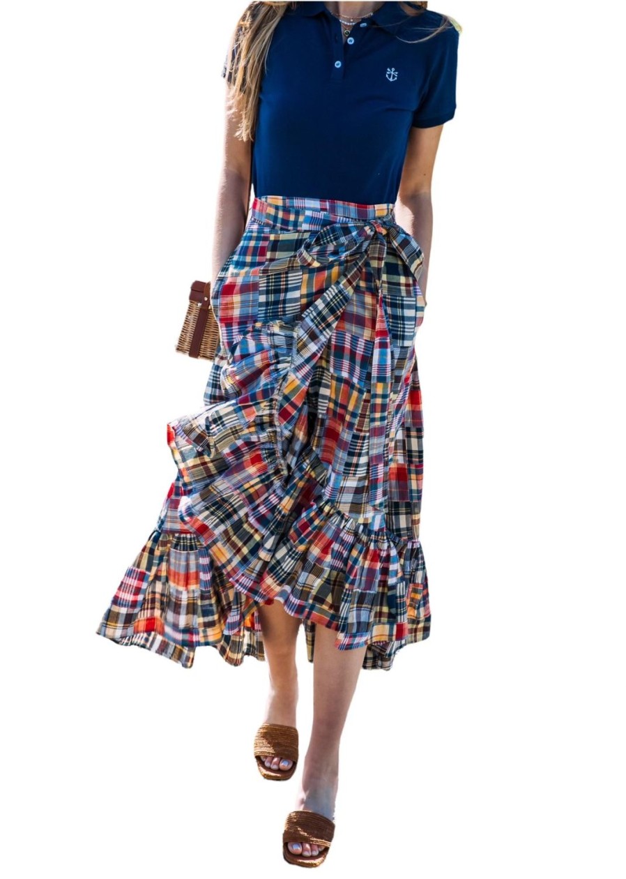 Kiel James Patrick Jacqueline Patchwork Madras Skirt Online