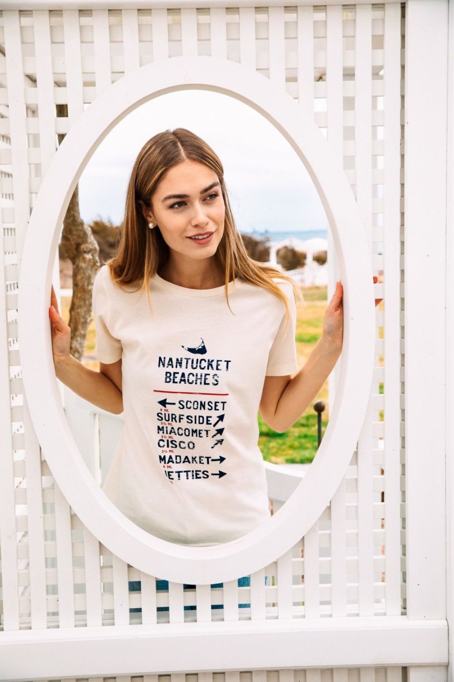 Kiel James Patrick Nantucket Beaches T-Shirt- Women'S Hot