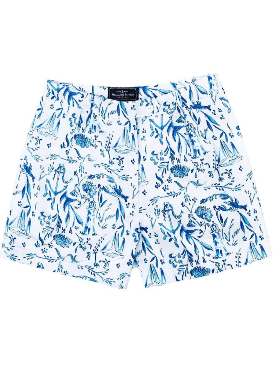 Kiel James Patrick Nautical Chinoiserie Shorts Online