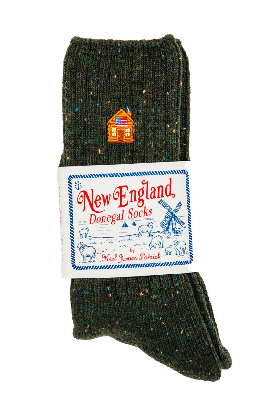 Kiel James Patrick Cozy Cabin Donegal Socks Hot