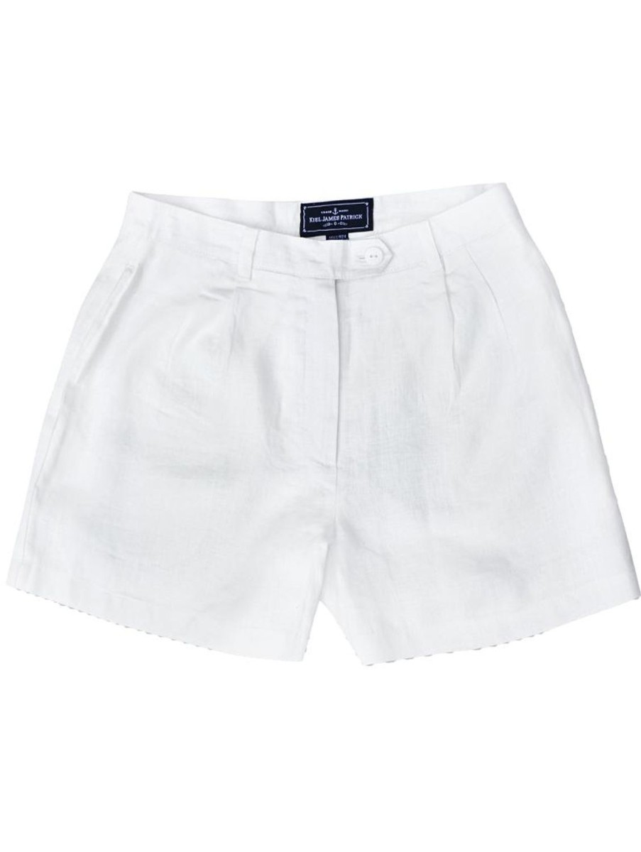 Kiel James Patrick Ocean Crest Linen Shorts Wholesale