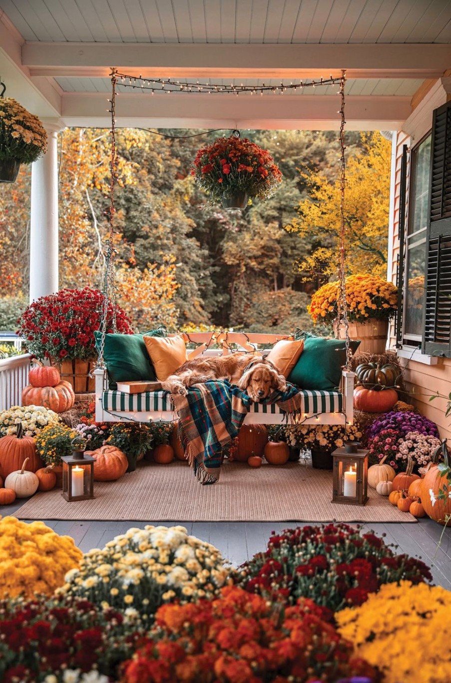 Kiel James Patrick Cozy Autumn Porch Puzzle Hot