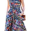 Kiel James Patrick Jacqueline Patchwork Madras Shirtdress Hot