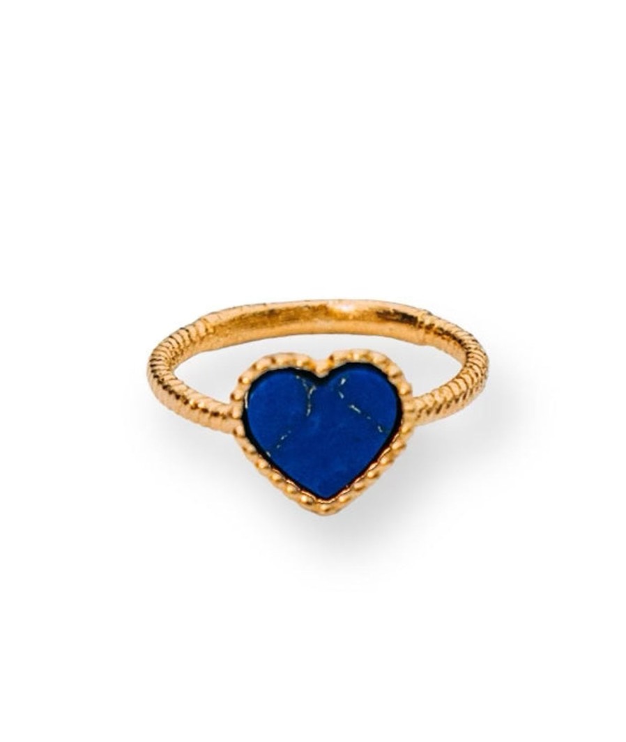 Kiel James Patrick Heart Of The Sea Ring - Cobalt Wholesale