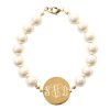 Kiel James Patrick Pearl Monogram Bracelet New