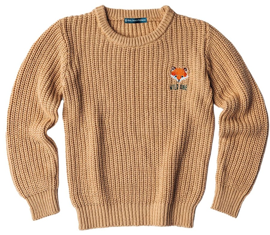 Kiel James Patrick Wilderness Fox Kids Sweater Clearance