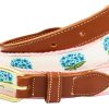 Kiel James Patrick Hydrangea Bloom Women'S Ribbon Belt New