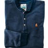 Kiel James Patrick Rustic Cabin Blue Henley Online