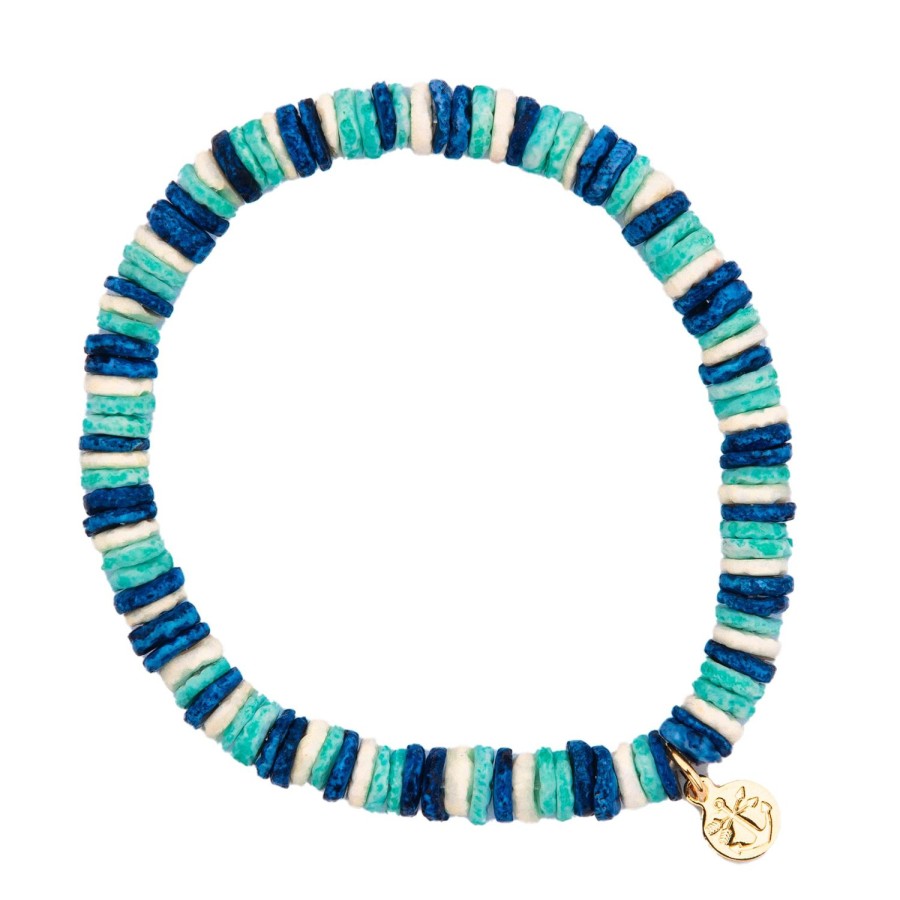 Kiel James Patrick The Deep Blue Sea Shell Bracelet Clearance