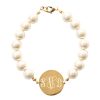 Kiel James Patrick Pearl Monogram Bracelet Clearance