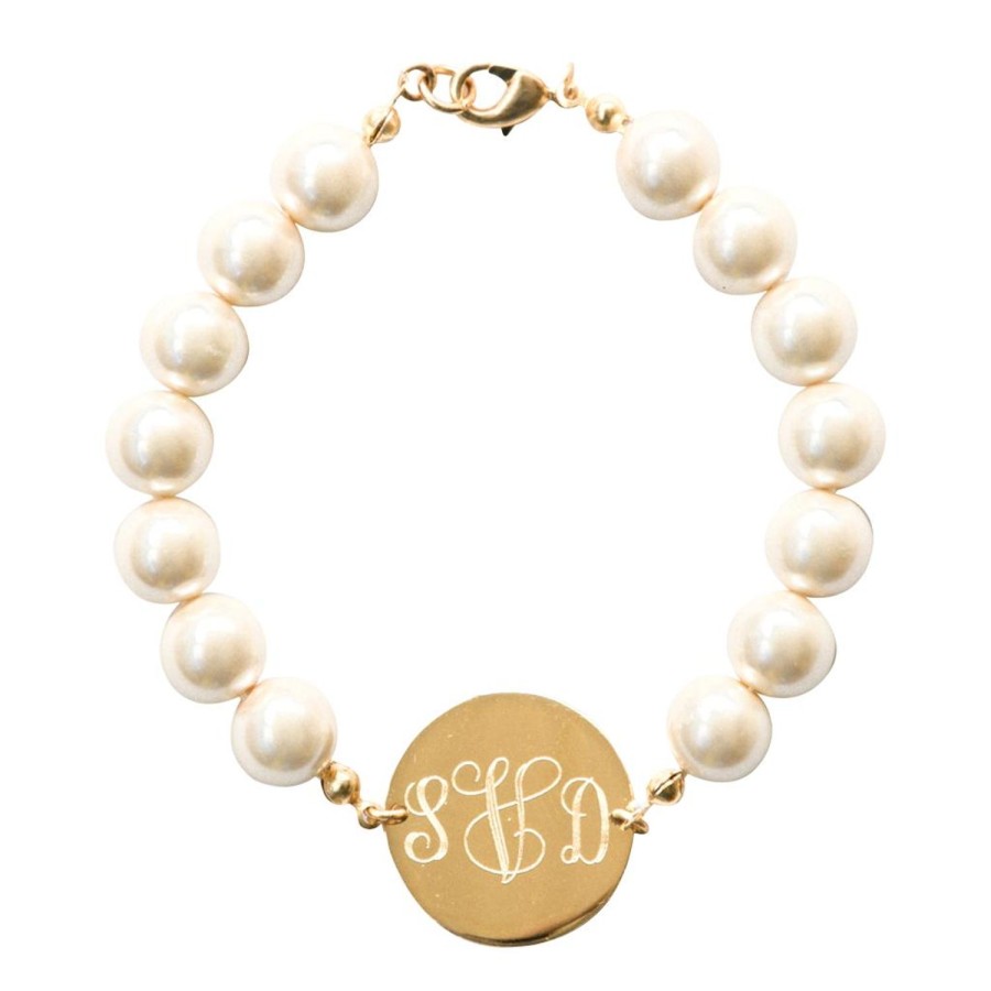 Kiel James Patrick Pearl Monogram Bracelet Clearance