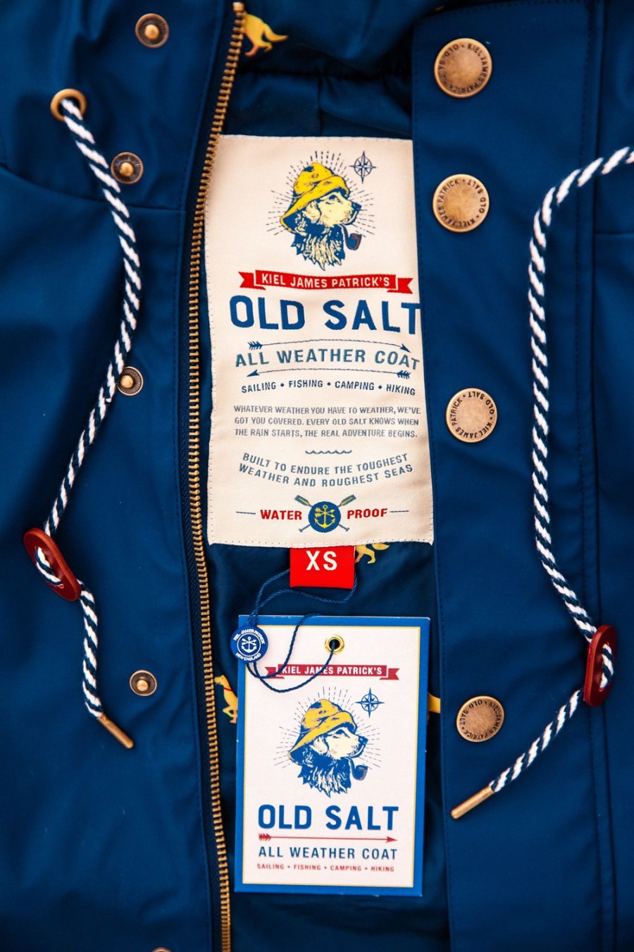 Kiel James Patrick The Old Salt Navy Raincoat- Men'S Clearance