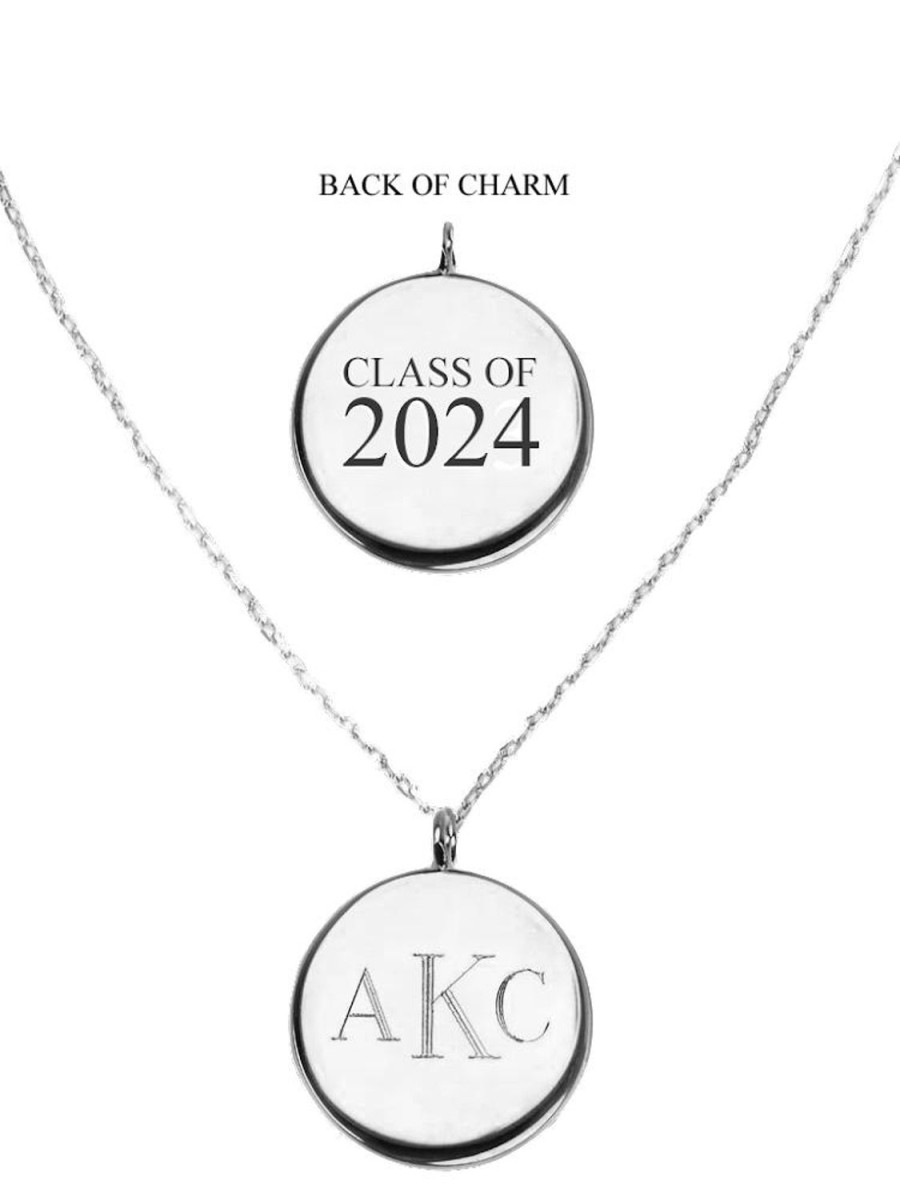 Kiel James Patrick Silver Class Of 2024 Monogram Pendant Online