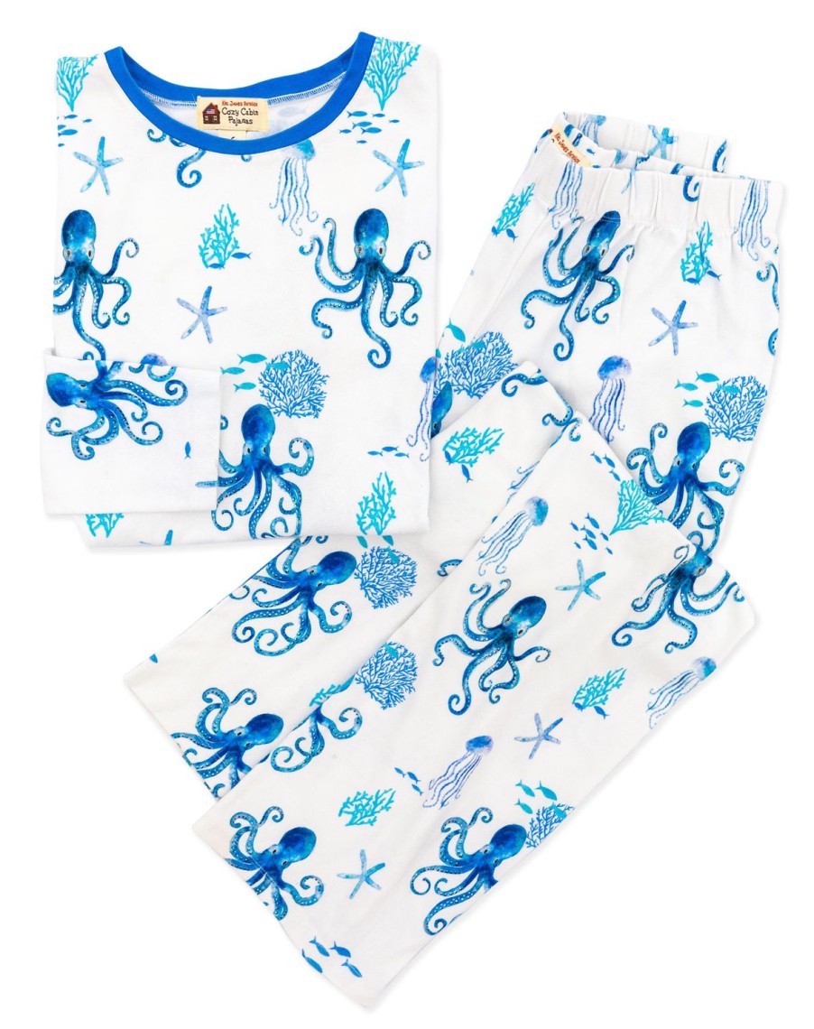 Kiel James Patrick Octopus Garden Long Sleeve Pajama Set Wholesale