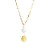 Kiel James Patrick Sunflower Pearl Drop Necklace Wholesale