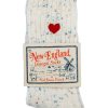 Kiel James Patrick Cream Heart Donegal Socks New