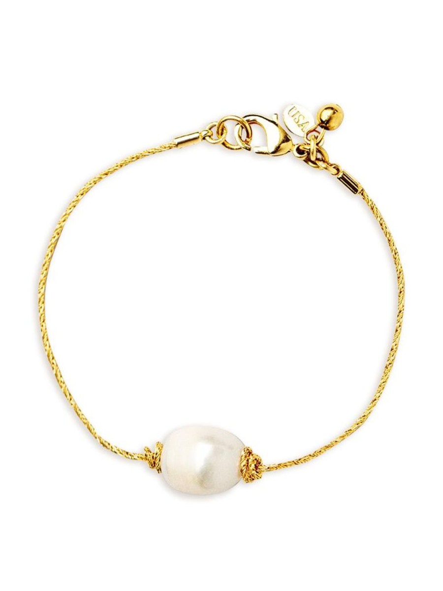 Kiel James Patrick Golden Tide Pearl Knot Bracelet Best