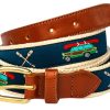 Kiel James Patrick Woody Ribbon Belt New