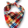 Kiel James Patrick Nantucket Patchwork Madras Bandana New