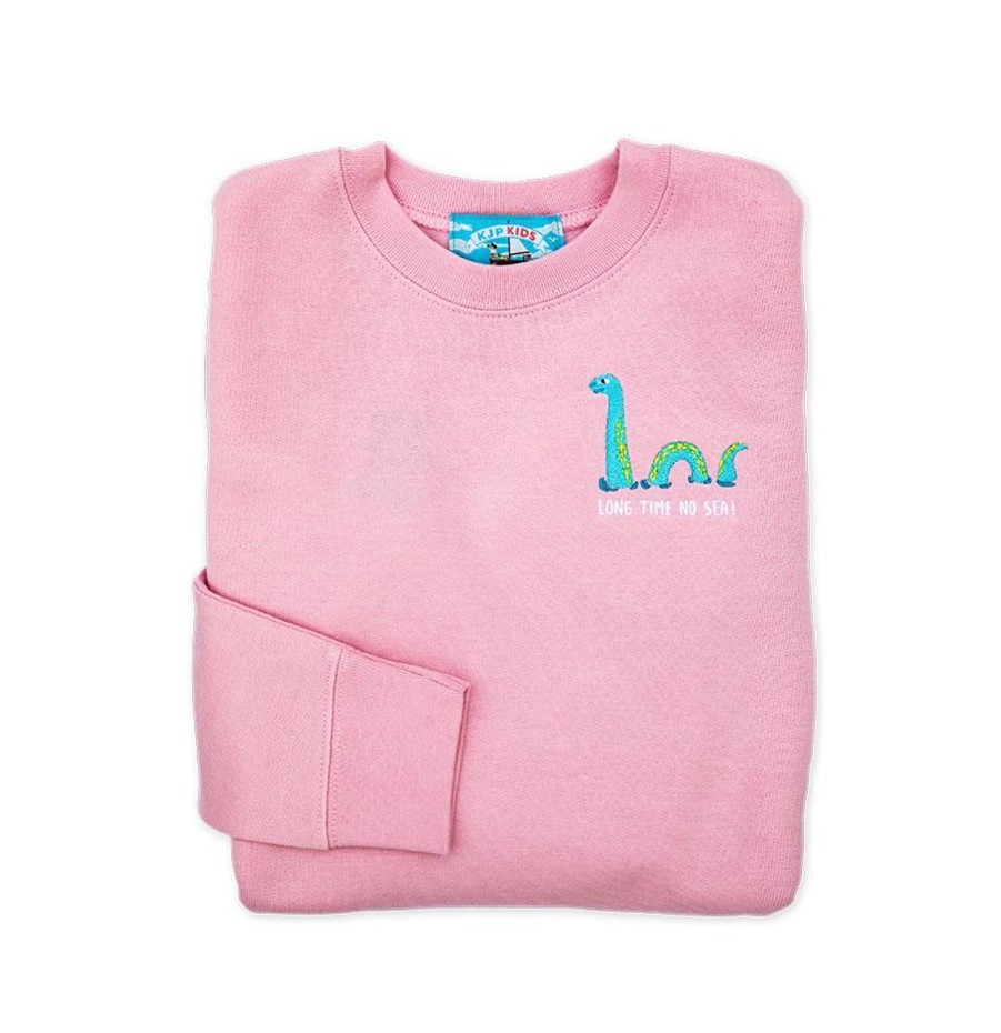 Kiel James Patrick Long Time No Sea Embroidered Kids Sweatshirt Clearance