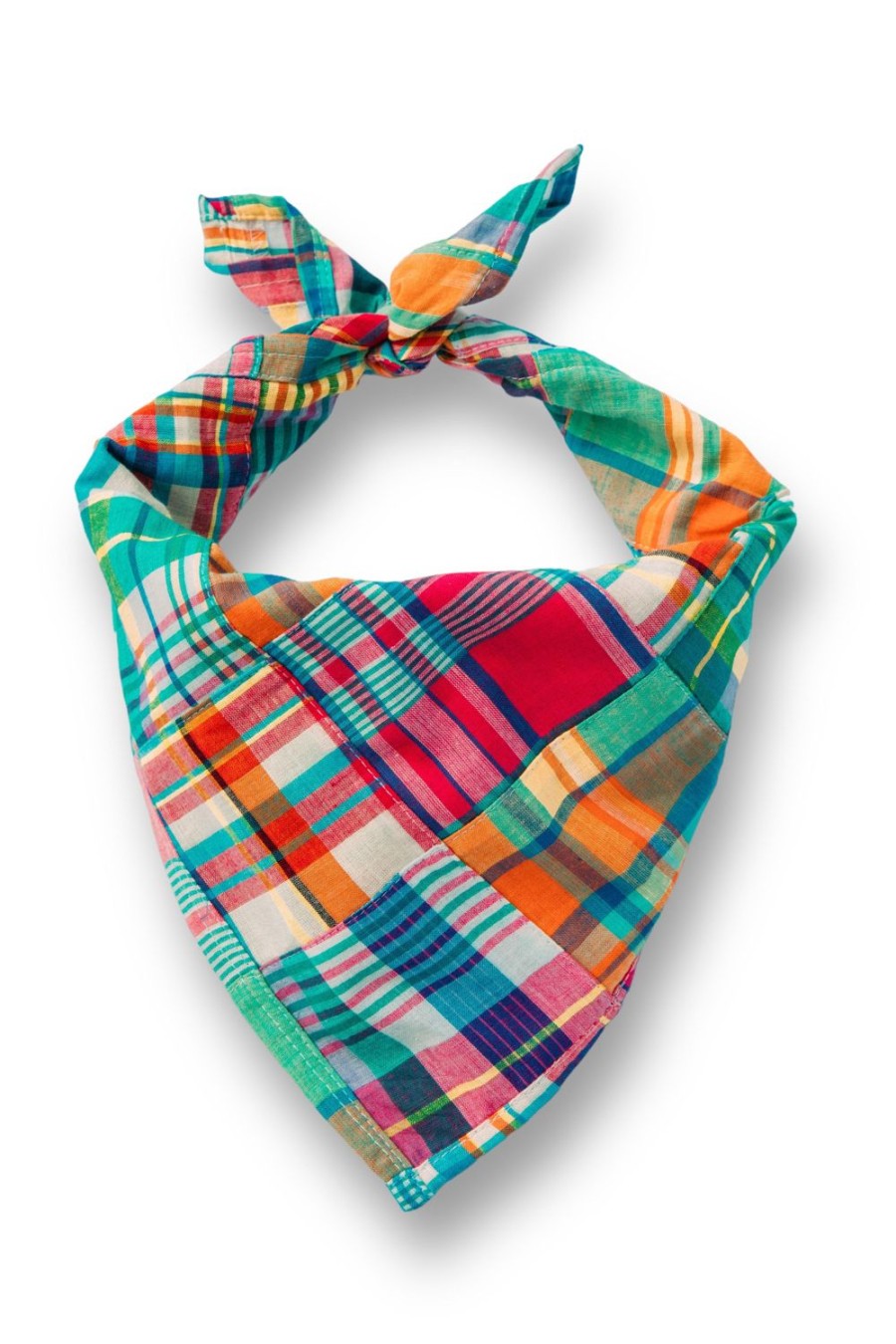 Kiel James Patrick Newport Patchwork Madras Bandana Hot