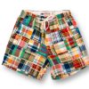 Kiel James Patrick Montauk Drawstring Madras Shorts Hot